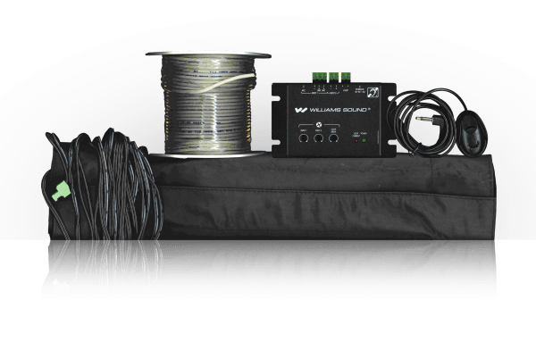 COUNTER LOOP SYSTEM INCLUDES:  DL102 AMPLIFIER, PLW 037 LOOP WIRE(120'), PLM 001 LOOP MAT, & MIC